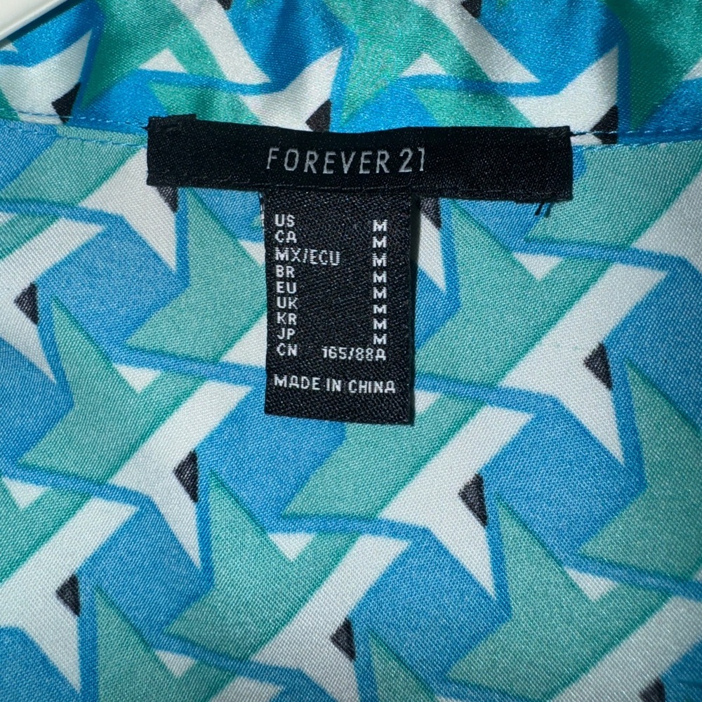 Forever 21 Blue and White Mini Dress - Picture 6 of 7